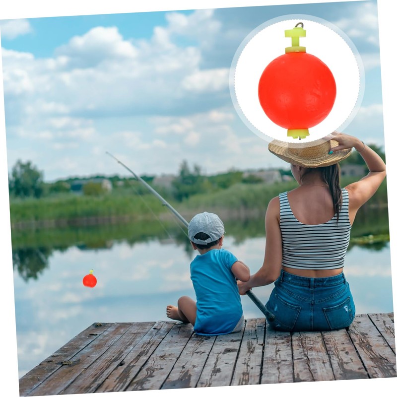 SUPVOX 10pcs Fishing Floats Eye-catching for Fishing High Density Accurate