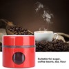 plplaaoo Coffee Canister, Mini Coffee Bean Container, Iron Glass Kitchen