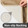 DEXDE Bathroom Rugs Mat, Soft Plush Shaggy Microfiber Bath Rug,