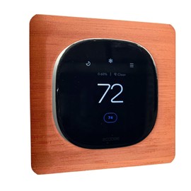 Rosewood Square Wall Plate for Ecobee Smart Thermostat Enhanced and Premium Cover Trim Backplate