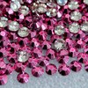 MajorCrafts 2000pcs 4mm ss16 Metallic Flat Back Round 14 Facets