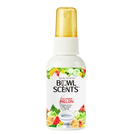 Bowl Scents Toilet Spray | Prevents Stinky Poop Smell | Easy to Use, Spritz Before You Sit (Cucumber Melon 2 oz)