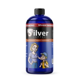 Purified Ionic Silver Technology Liquid Immune Booster for Kids, Pets & Adults Enhances Wellness