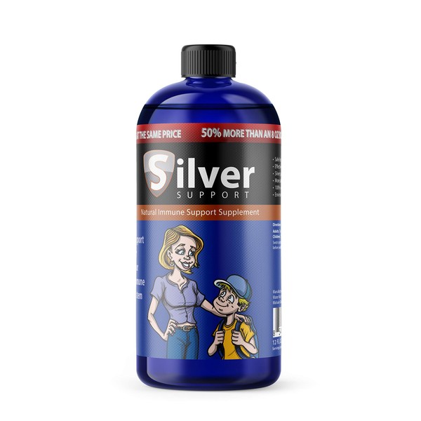 Purified Ionic Silver Technology Liquid Immune Booster for Kids, Pets & Adults Enhances Wellness