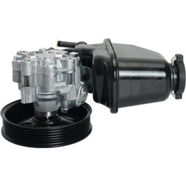 ALADICHE Power Steering Pump with Reservoir & Pulley Fit for 2012-2015 Chevy Captiva Sport L4 2.4L, 20-1028