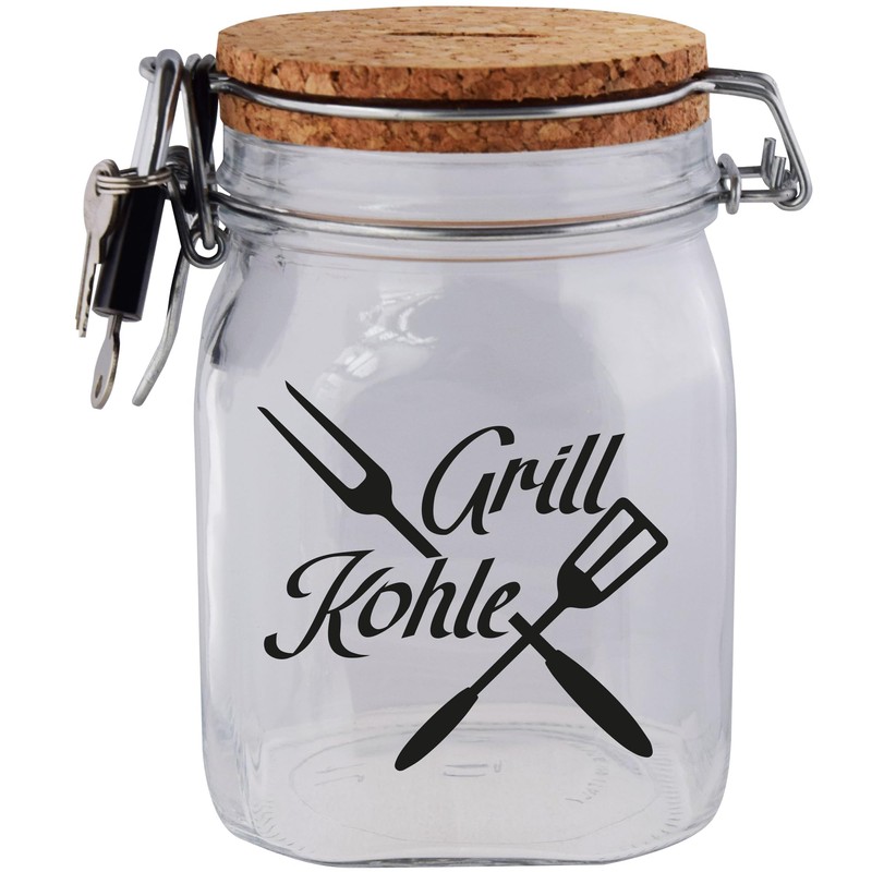 Money Box Grill Charcoal Design2 Money Gift Idea Transparent L
