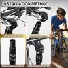 BEAUGIREW Bike Handlebar Extender Bike Stem Riser Extender MTB Handlebar