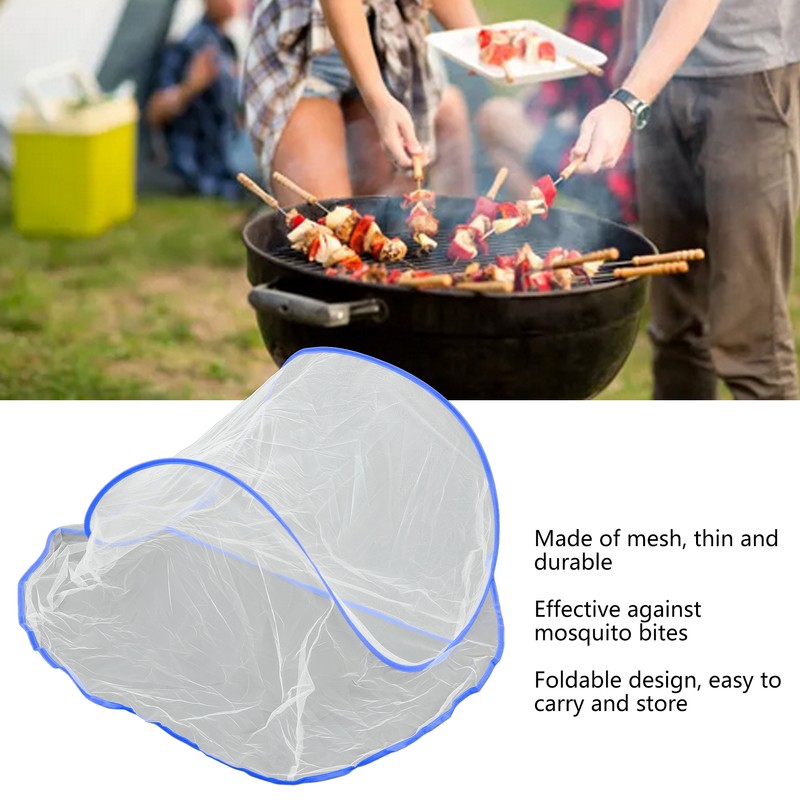 Outdoor Mosquito Cover Lightweight Portable Foldable Head Mosquito Net for