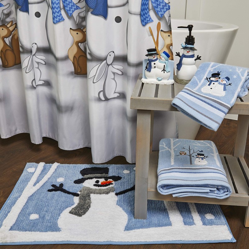 SKL Home Winter Friends Bath Towel, Blue