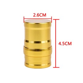 SRECNO Oil Lamp Mini Metal Alcohol Lamp Mini with 3 Cotton Wicks for Outdoor Survival Camping Hiking Travel Lightweight Lab Equipment Heating Convenient Durable