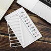 Pack of 2 Checklist Memo Plastic Board, Removable Reusable Memo