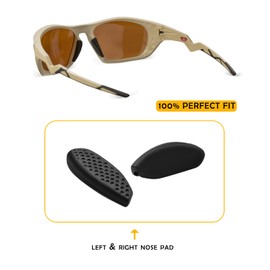 Regular Size Nose Pads Replacement for Oakley Lateralis OO9431 Sunglasses Frame, Silicone Soft Nose Pieces