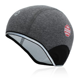 Cover Ear Running Beanie - Forro térmico resistente al viento para casco de ciclismo, Gris (Dk Grey), Talla única