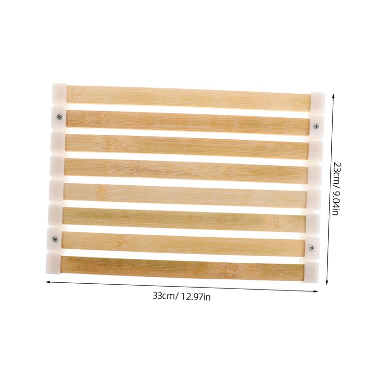 FOMIYES Bamboo Sauna Bench Mat Heat Tolerant Non-Slip and Stylish