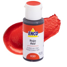 ENCO Food Coloring Gel Red 1.41 oz (40g) Concentrated, Vegan