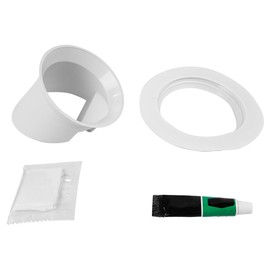 Ieron Toilet Seal, Odor Proof Lid for High Quality Toilets High Quality Pit Lid Toilet Lid with Seal Cover, Suitable for Round Openings 6.5-10cm