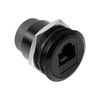 QIANRENON RJ11 Embedded Threaded Fixed Mount Adapter CAT3 RJ11 6P4C