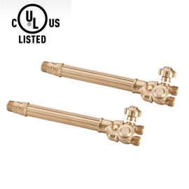 WeldingCity 2-pk Light-Medium Duty Torch Handle Victor Style J-Series (J-100) for All Fuel Gases Welding Cutting Heating (UL Listed)