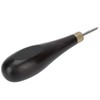 Leather Sewing Awl, Red Sandalwood Steel Rhombus Awl Professional Mahogany