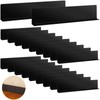 Treela 20 Pcs Under Couch Blocker Black Couch Blocker for