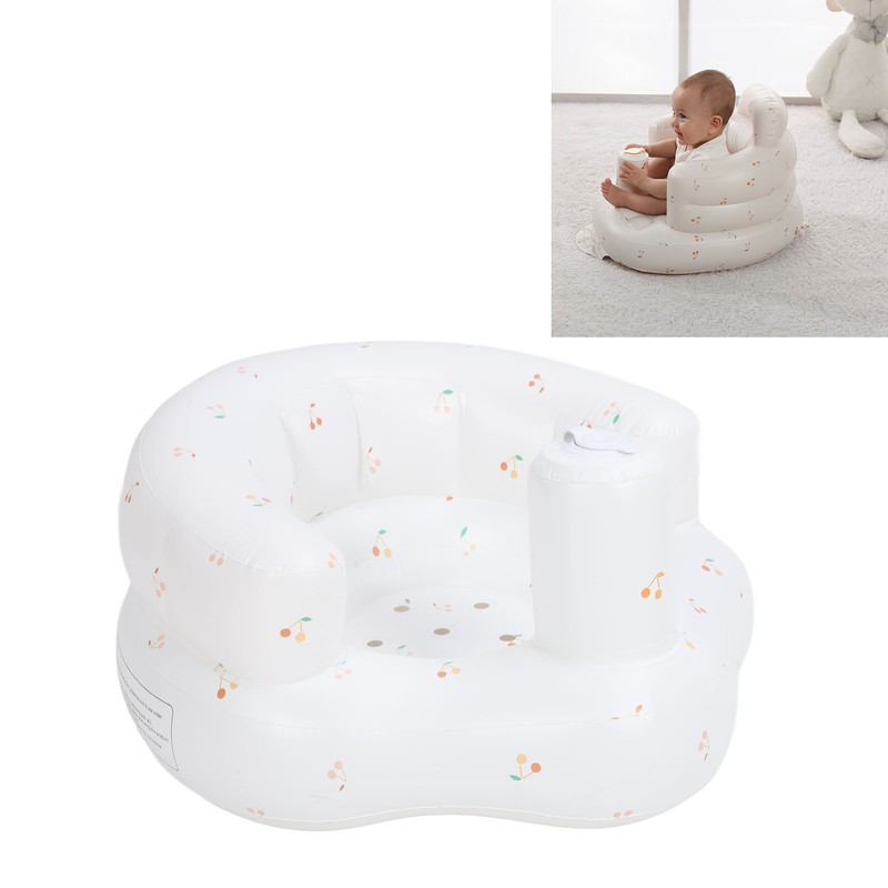 Baby Inflatable Couch Chair PVC Spine Protection Comfortable Portable Baby