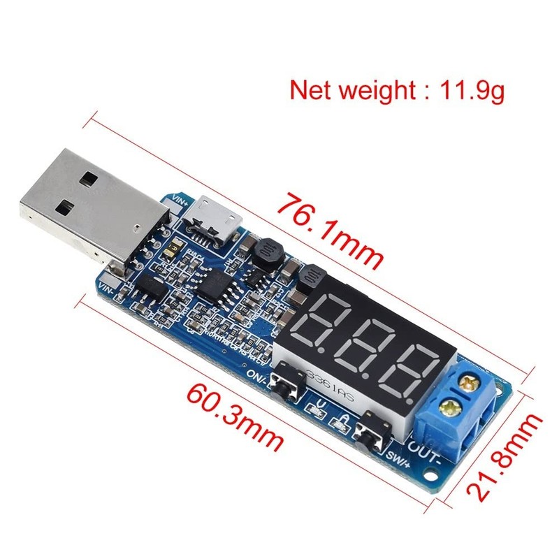DollaTek CNC USB Buck-Boost Power Supply Controller Module 5V to