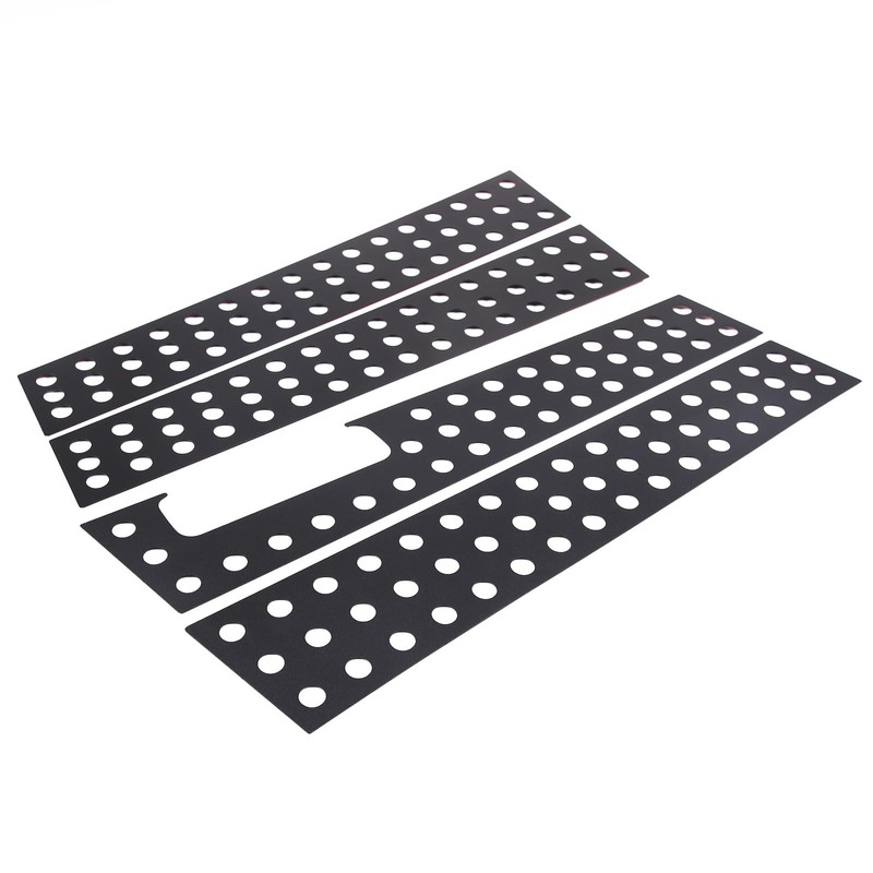 Car Door Window Center Pillar Honeycomb Trim Cover Compatible with