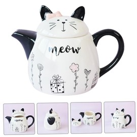 PRETYZOOM Cat Teapot Kettle Teapot Household Tea Ware Ceramic Teaware Household Teapot Ceramic Teapot Teakettle Small Tea Kettle Teapots for Tea Ceramic Tea Kettles Tea Jug Ceramics