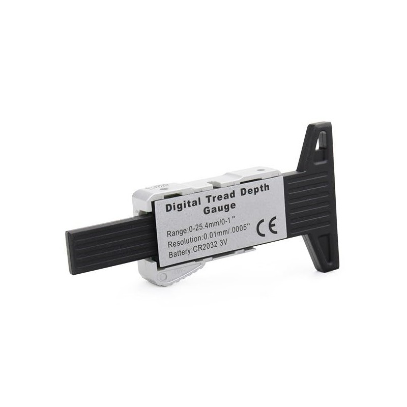 KUNZER 7DP01 Digitaler Profiltiefenmesser - großes LCD-Display - umschaltbar mm/inch