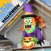 Solpex Halloween Inflatable Decoration, Inflatable Witch decoration with Pumpkin, 135cm/