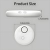 Lancoon 4 Pack Vibration Alarm 5 Sensitivity Levels 130dB Siren