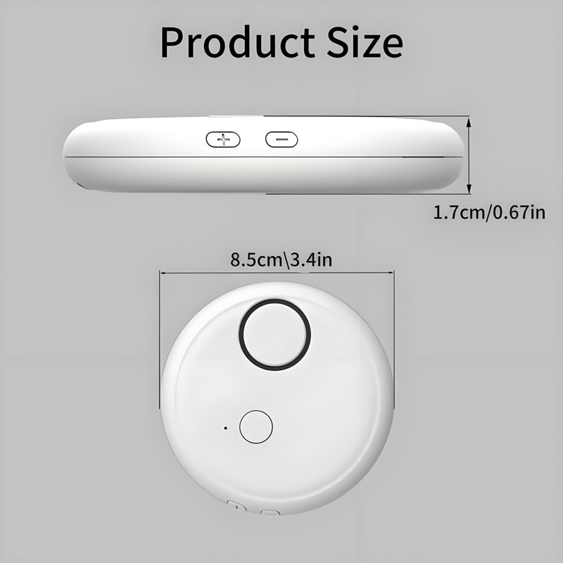 Lancoon 4 Pack Vibration Alarm 5 Sensitivity Levels 130dB Siren