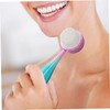 Ipetboom Dual-sided Face Scrubber Men's Facial Cleaning Brush Massage Electroplated