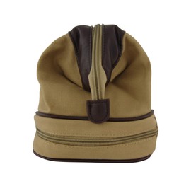 NCAA Texas A&M Aggies Men's Canvas Concho Toiletry Bag, Khaki, One Size