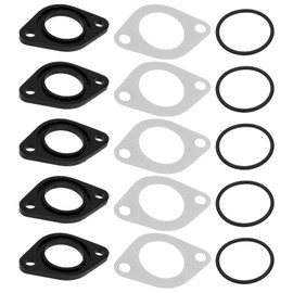 EMSea 5 Sets Motorcycle Heat Intake Gasket Set, 26 mm, Motocross Carburettor, Intake Manifold Gasket, Compatible with Pit Bike110cc 125cc
