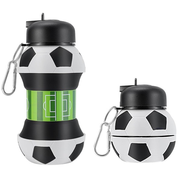 Deportes botella de agua plegable botella, Botella Plegable para Viaje,