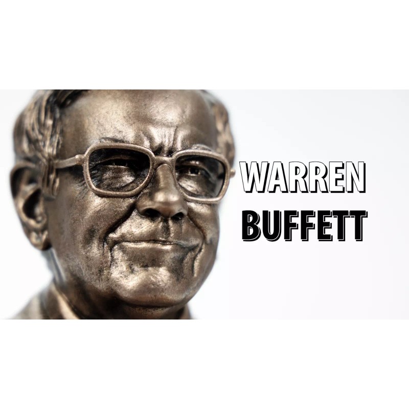 Warren Buffett & Charlie Munger Bust Statue Sculpture Berkshire Hathaway