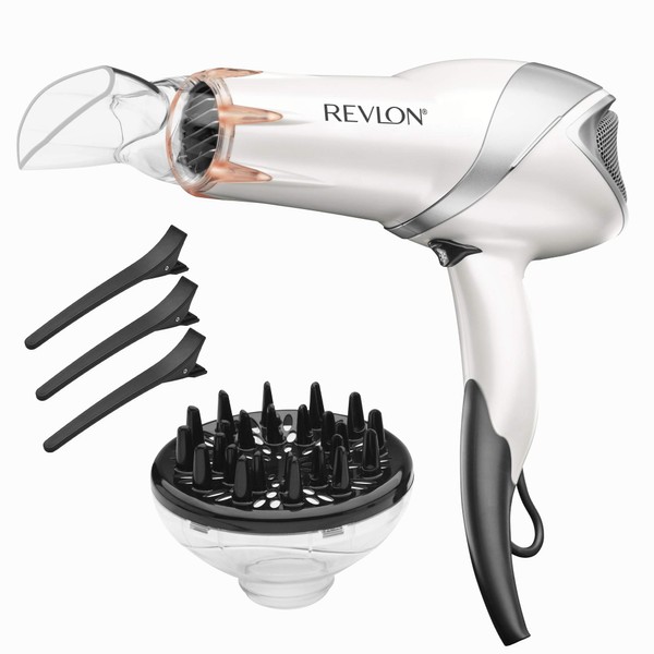 Revlon 1875W Infrared Heat Hair Dryer for Fast Drying and Elevated Shine