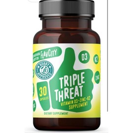 Flav City 3 Bottles (exp June 2026) FlavCity Vitamin D Supplement Triple Threat  3-in-1