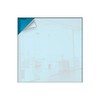 Acrylic Mirrors 17” x 17" Medium Blue Square Tile Smooth