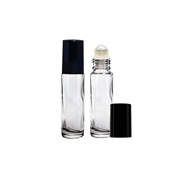 Perfume Studio® Glass Ball Roller Bottle - 10ml Clear Glass