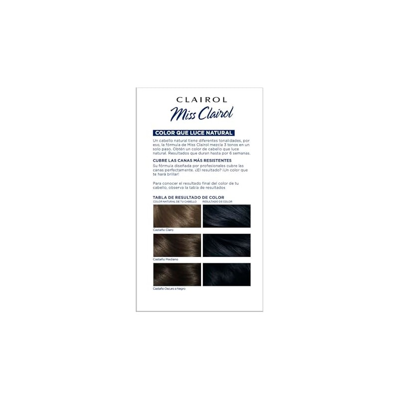 Clairol Miss Clairol Tinte Permanente 28 Negro Azul Brillante