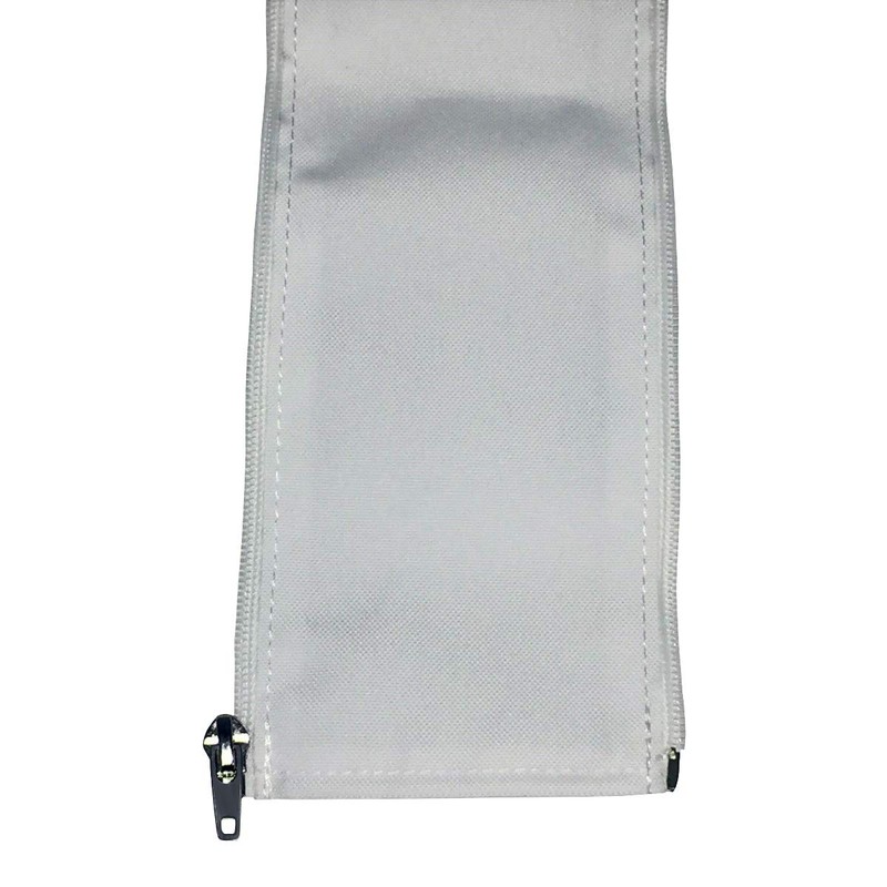 Electriduct 3/4" Zipper Sleeve Braided Wrap Flexible Cable Management Wire