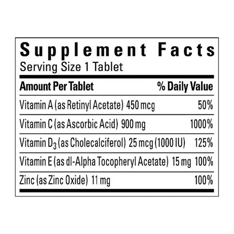 Nature Made Super C with Vitamin D3 and Zinc, 200