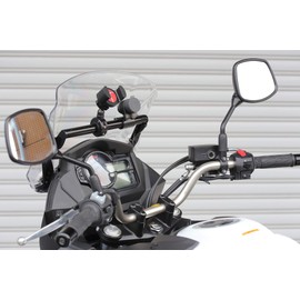 Kijima V-STROM650/XT ABS SUZUKI 204-0684 Motorcycle Parts Handle Mount Stay, Black