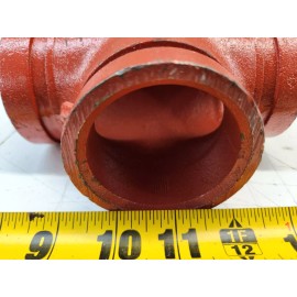 Victaulic F024002P00 FireLock Figure 002 2-1/2" Grooved Tee Ductile Iron NeW