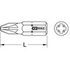 'KS Tools 9183216 Torsion Power Bit, 25 mm, PZ3 Length