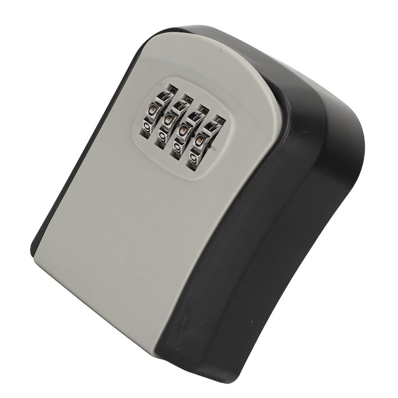 Key Lock Box, Wall Mounted Security Key Organizer Aluminum Alloy