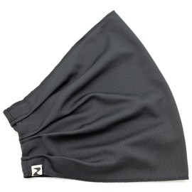 Zaction Men's Hair Band, Sports, Bandana, Yoga, Dance, Moisture Wicking, Quick Drying, Mesh Turban, Made in Japan, Black