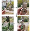EGV 2in Heavy Duty V-Type Swivel Pulley Wheel with Detachable
